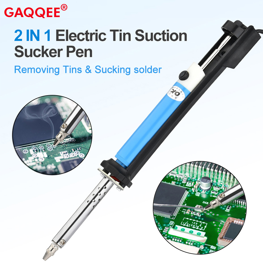 Desoldering Pump Electric Vacuum Station - AC 110V/220V Electric Tin Suction Sucker