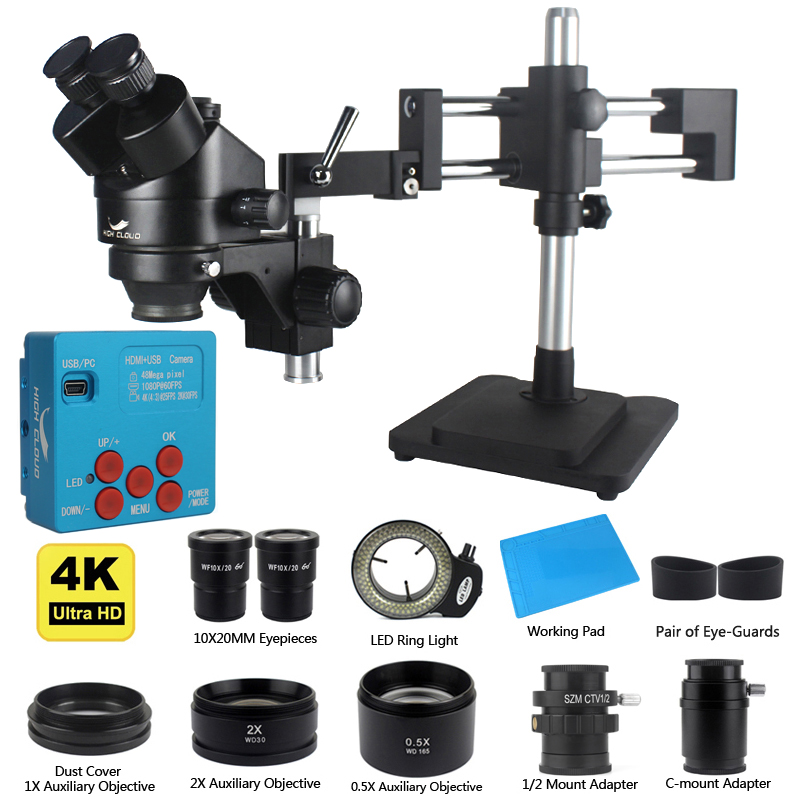 Simul-Focal Industrial Microscope 4K Hdmi - 4K 48MP HDMI USB Industrial Camera