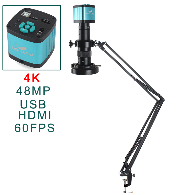 4K Microscope Camera Sony Sensor - 48MP 4K HDMI USB Video Digital