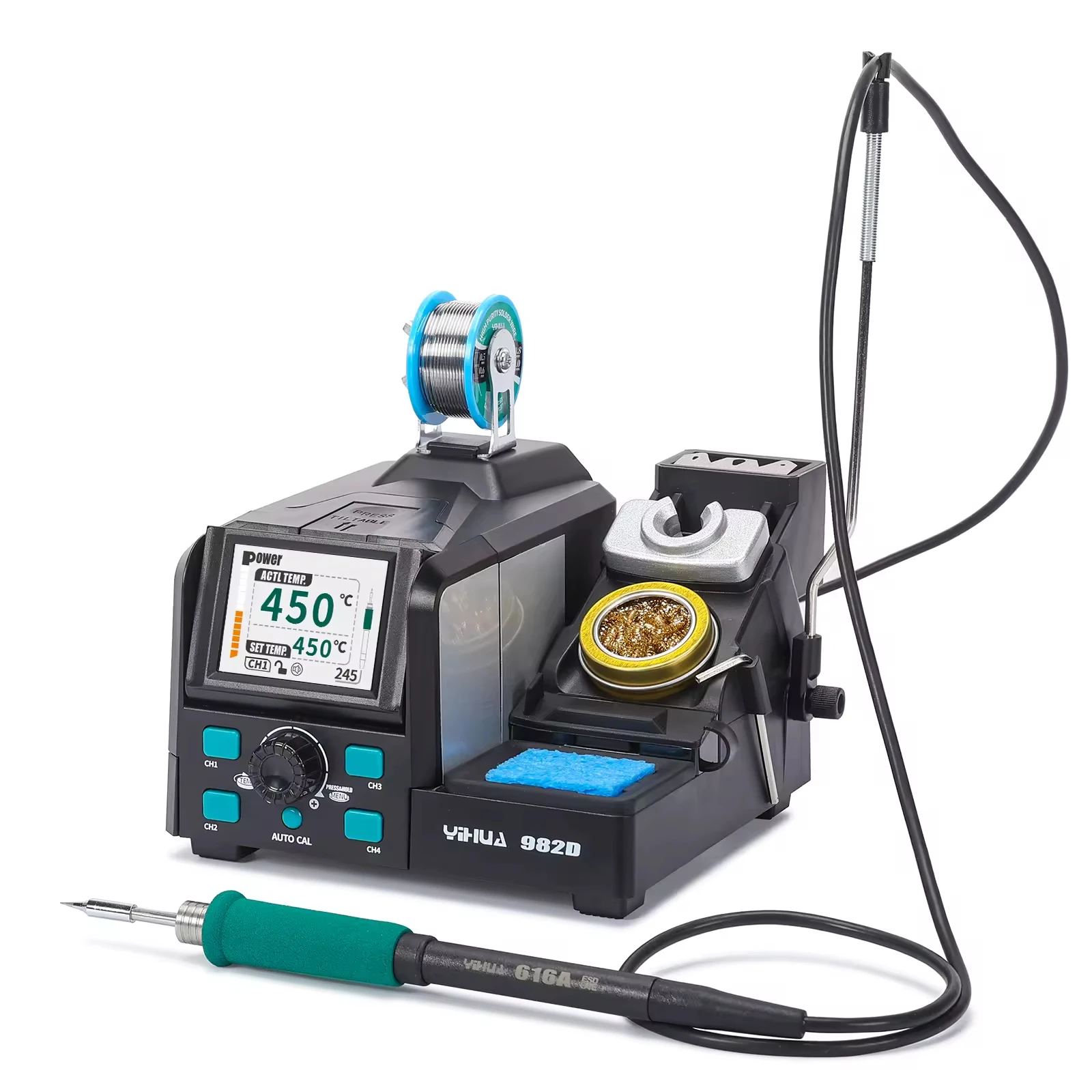 C210 Precision Soldering Station - 982D Digital Rapid Heating Soldering Iron