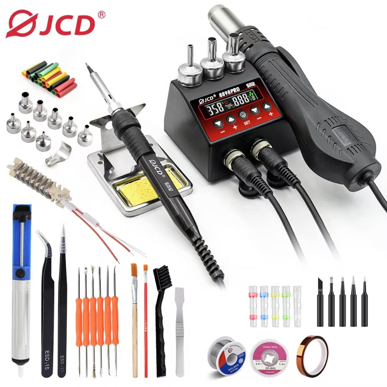 2 In 1 Soldering Rework Station 750W - 750W SMD Rework Soldering Station 2