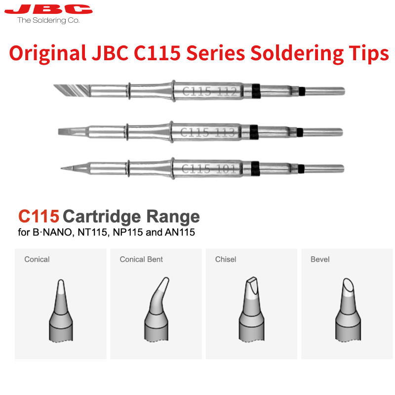 C115 Nano Soldering Iron Station - Original JBC C115 Cartridges Soldering Iron