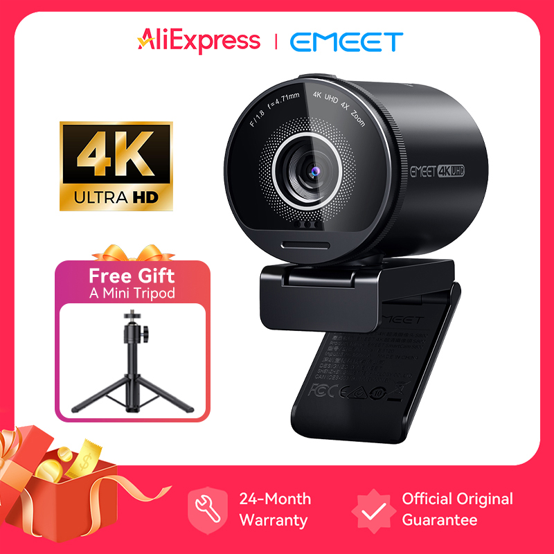 4K Microscope Camera Sony Sensor - 4K Webcam UHD Web Camera HDR