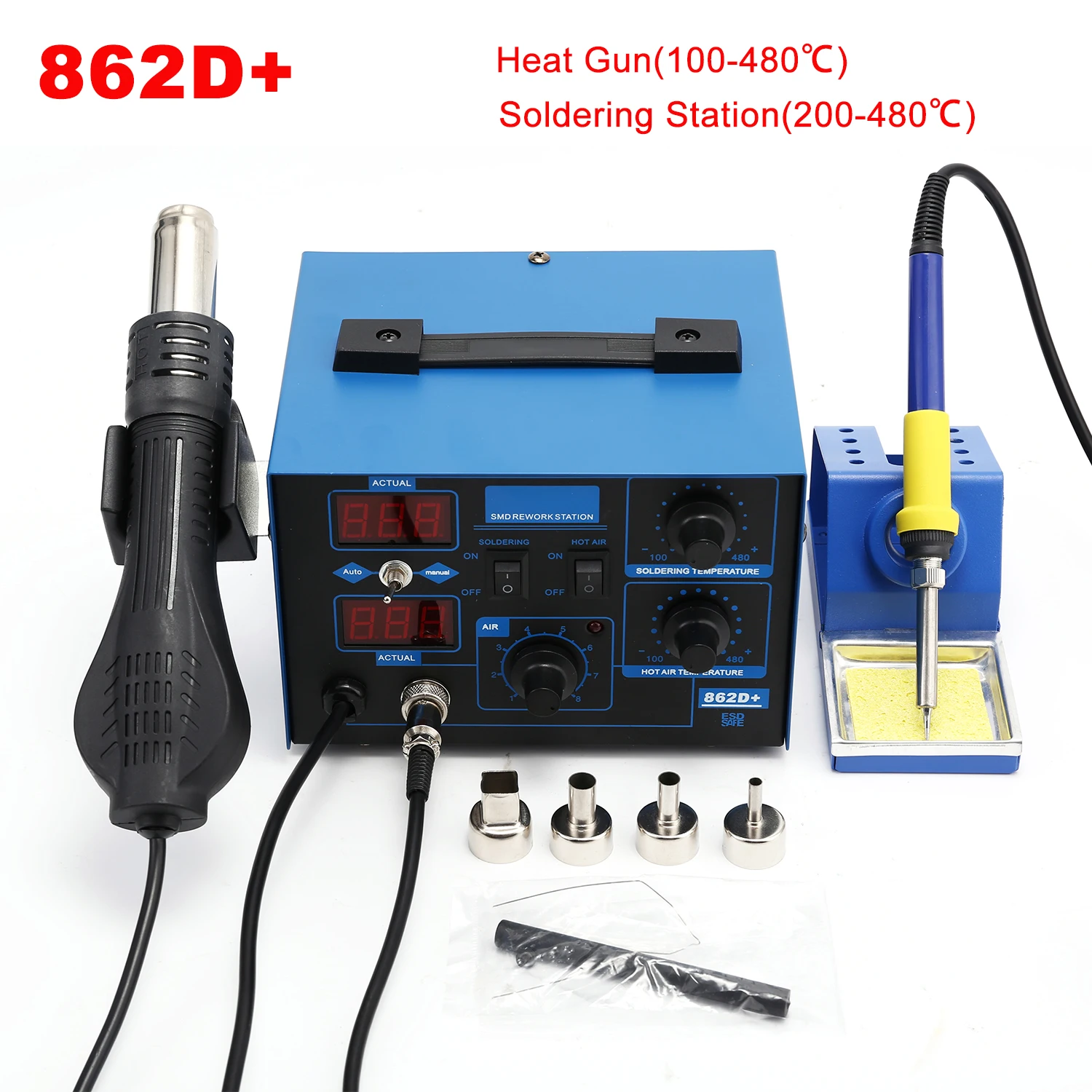 2 In 1 Soldering Rework Station 750W - 2 In 1 750W Soldering Station
