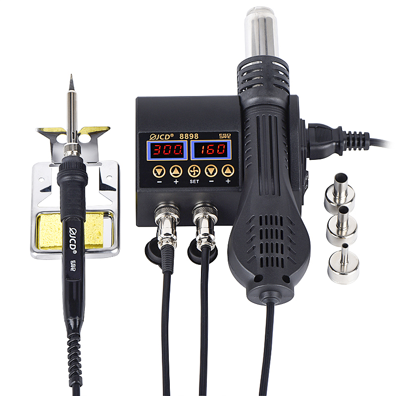 2 In 1 Soldering Rework Station 750W - JCD 2 in 1 8898 Soldering