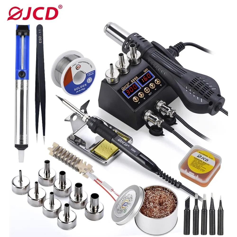 JCD 2 in 1 750W Soldering Stat - 2 In 1 Soldering Rework Station 750W review and price