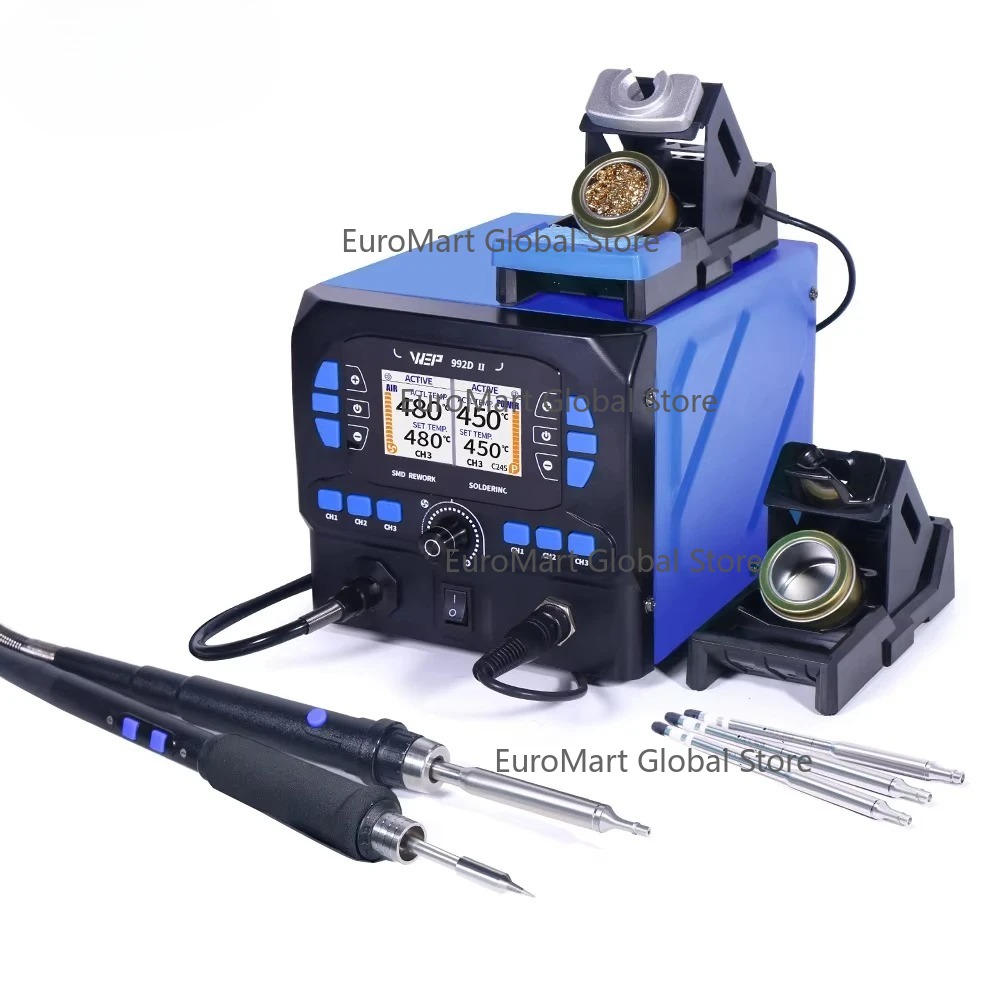 992D-II 2 In 1 LCD Display  Ho - C210 Precision Soldering Station review and price