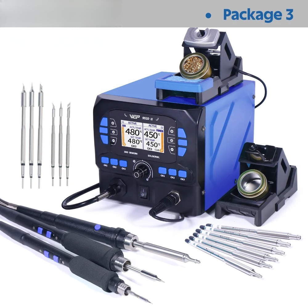 992D-II 2 In 1 LCD Display  Ho - C210 Precision Soldering Station review and price