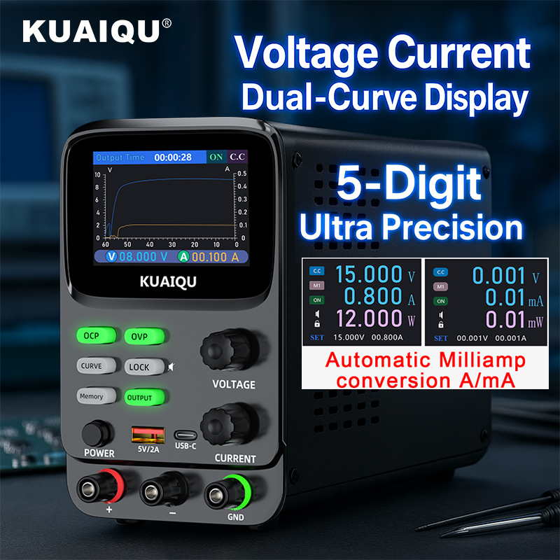 KUAIQU 5-Digit Ultra Precision - High Precision Dc Power Supply 30V 10A review and price