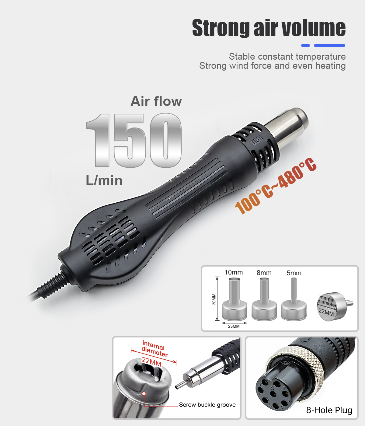 2 in 1 750W Soldering Station  - 2 In 1 Soldering Rework Station 750W review and price