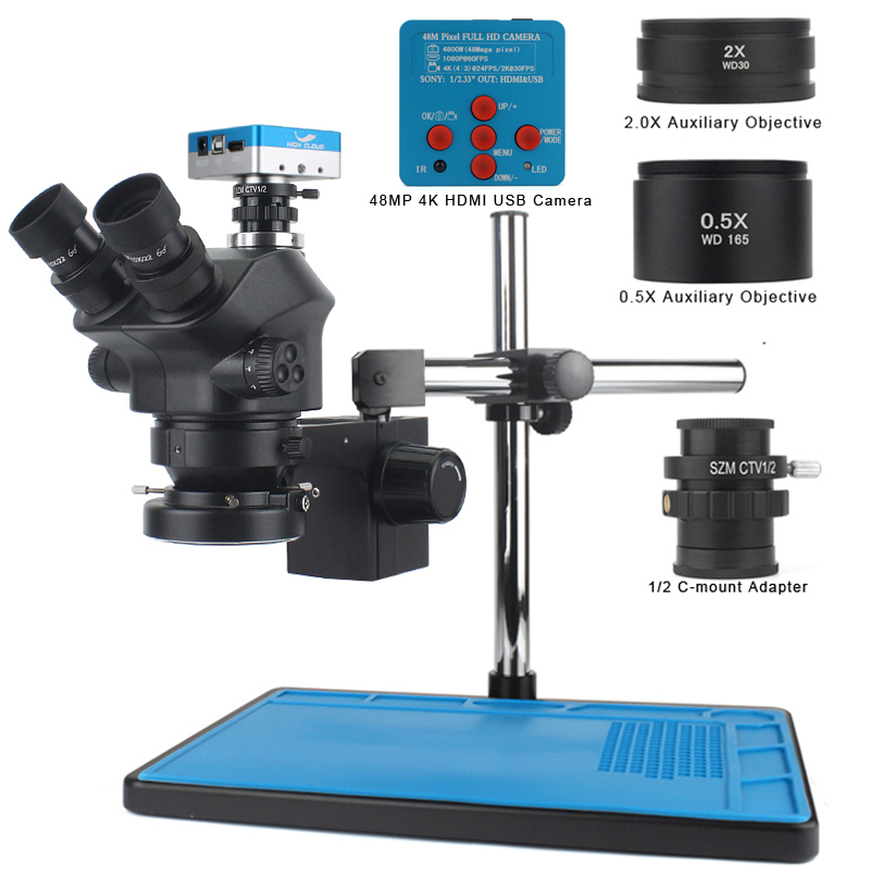 48MP 4K HDMI USB Video Camera  - Simul-Focal Industrial Microscope 4K Hdmi review and price