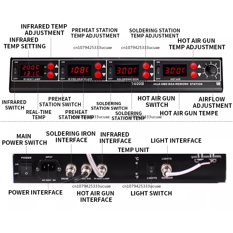 1000B/1000A Infrared Multifunc - Infrared Bga Rework Station review and price