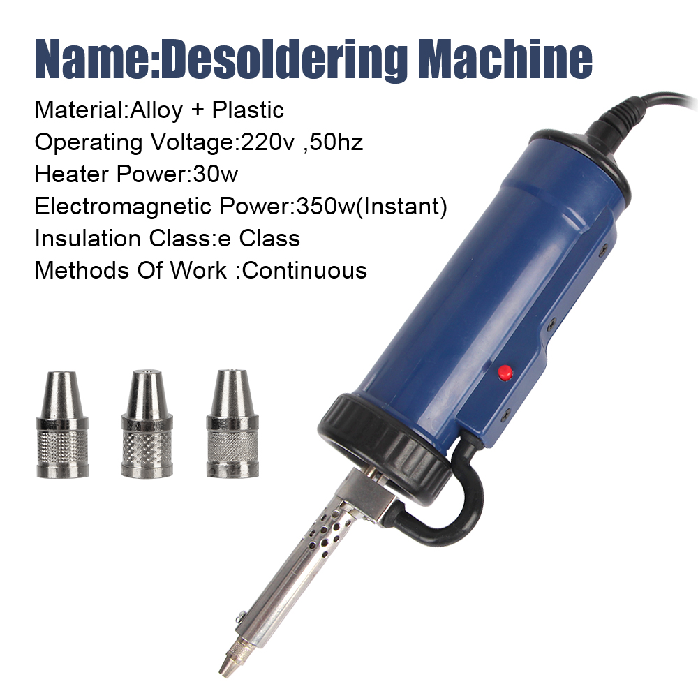 Tin Sucker Vacuum with 3 Sucti - Desoldering Pump Electric Vacuum Station review and price
