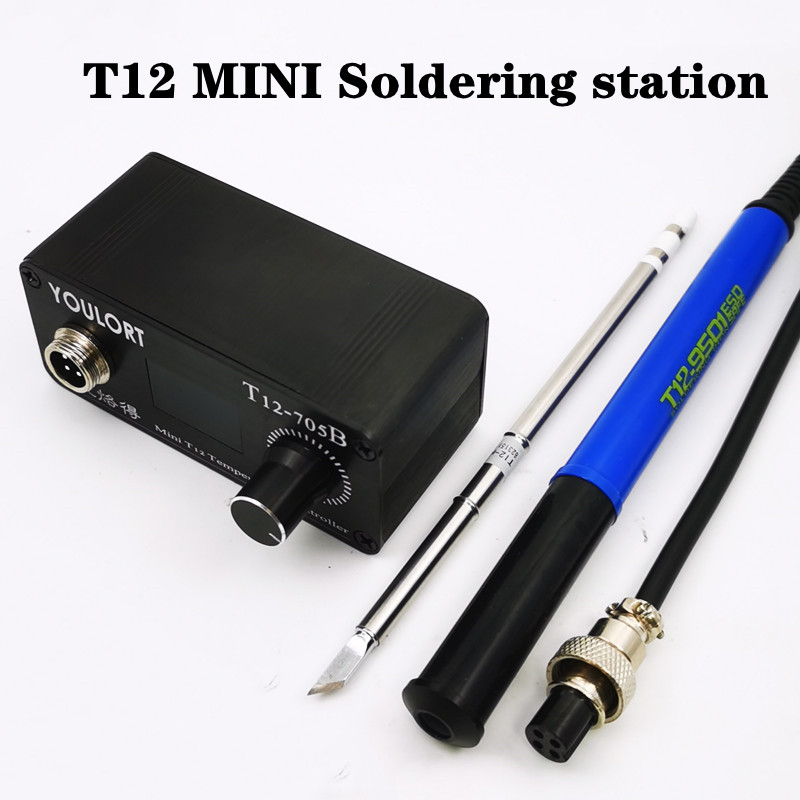 MINI T12-705B Soldering Iron s - T12 Soldering Station Oled review and price