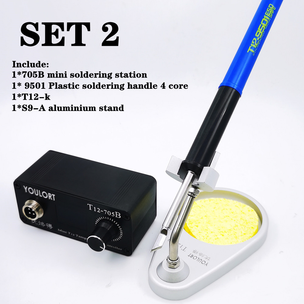 MINI T12-705B Soldering Iron s - T12 Soldering Station Oled review and price