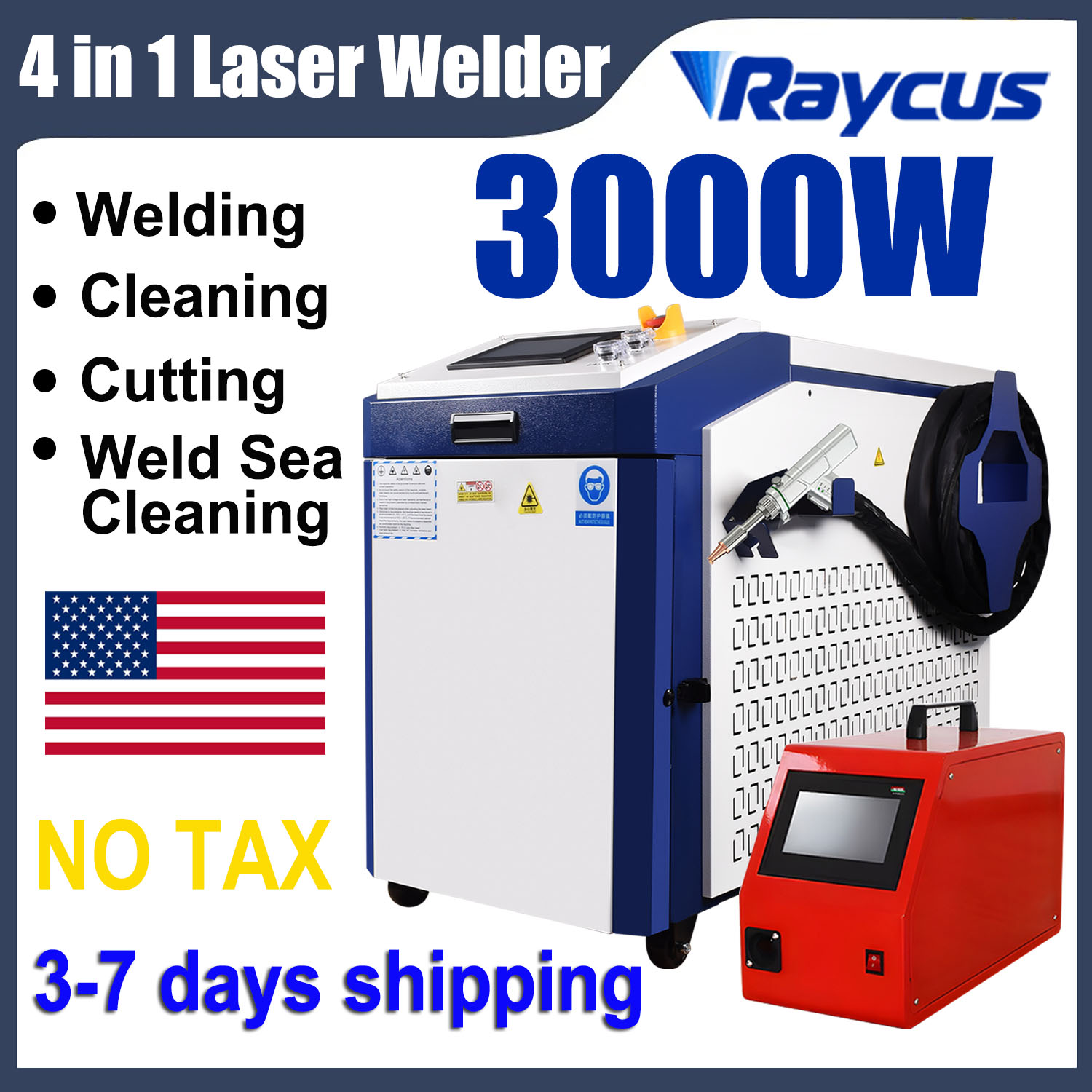 Raycus 3000W Handheld 4-in-1 F - Laser Soldering Machine Handheld review and price