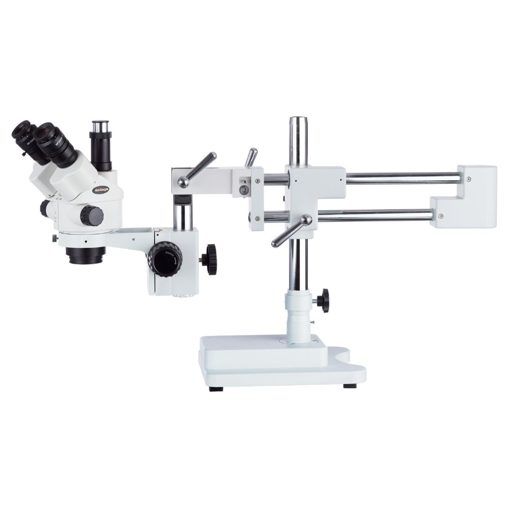AmScope SM-4 Series Simul-Foca - Trinocular Stereo Microscope 7X-45X review and price