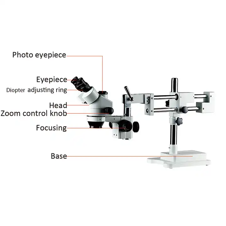 7X-45X Zoom Stereo Manufacturi - Trinocular Stereo Microscope 7X-45X review and price