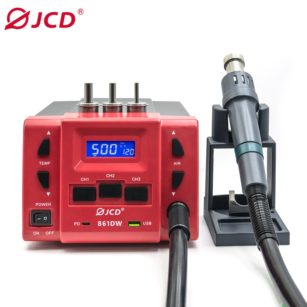 JCD 861DW Hot Air Gun 1000W Hi - Hot Air Rework Station 861Dw review and price
