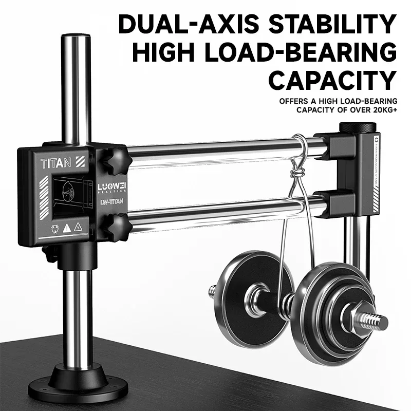 LUOWEI LW-GK02 Biaxal Double B - Articulating Arm Boom Stand Microscope review and price