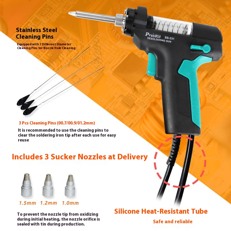 SS-331 LCD Digital Electric De - Desoldering Pump Electric Vacuum Station review and price